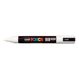 POSCA Paint Marker Pale Colours PC-5M & Black PC-7M Set 12pc