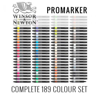 Winsor & Newton Promarker Complete Set of 189 Colours
