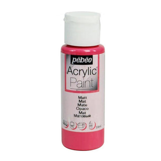 Pebeo Acrylic Paint 59ml Bottles - Matt Fuchsia