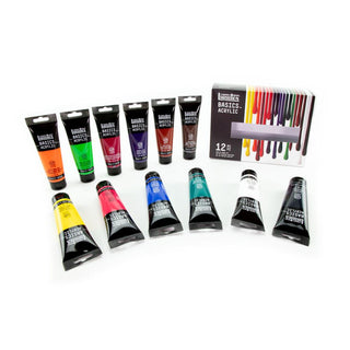Liquitex Basics Acrylic Paint Set 12 x 118ml