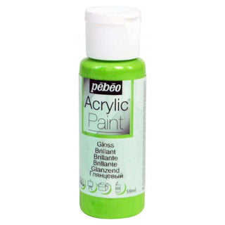 Pebeo Acrylic Paint 59ml Bottles - Gloss Nature Green