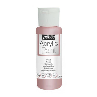 Pebeo Acrylic Paint 59ml - Pearl Pink