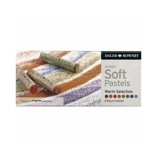Daler Rowney Artists' Soft Pastels Warm Selection Set 8pc