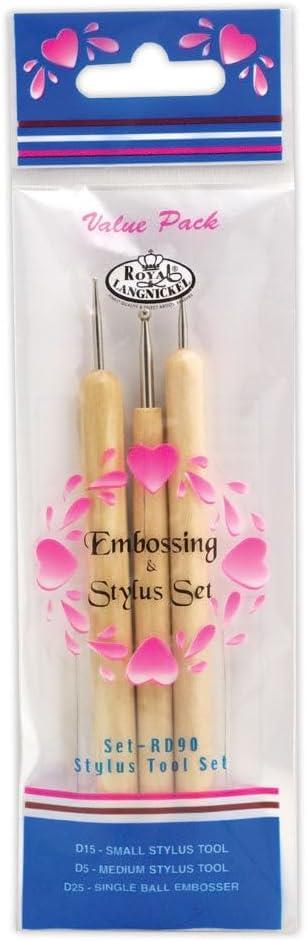 Royal & Langnickel Embossing & Stylus Tool Set 3pc
