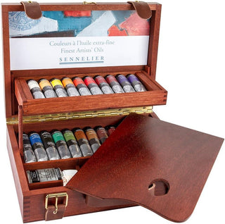 Sennelier Artist Oil Deluxe Wooden Box Set 22 x 40ml