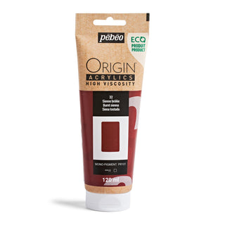 Pebeo Origin High Viscosity Acrylic 120ml - Burnt Sienna