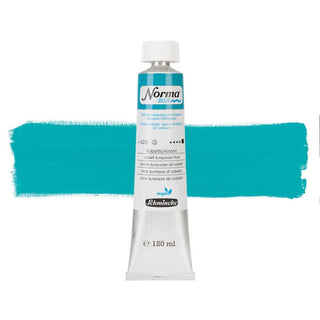 Schmincke Norma Blue Water-Mixable Oil 120ml - 425 Cobalt Turquoise Hue