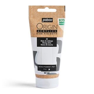Pebeo Origin High Viscosity Acrylic 60ml - Mixing White