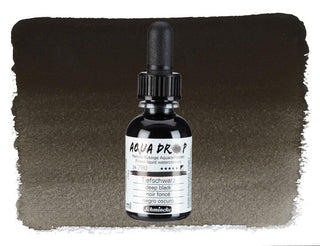 Schmincke Aqua Drop Liquid Watercolour 30ml - Deep Black