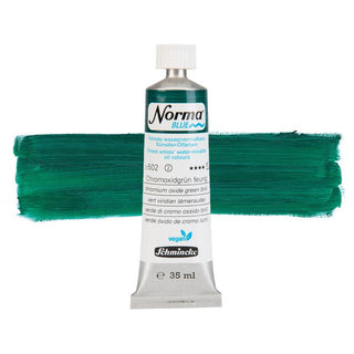 Schmincke Norma Blue Water-Mixable Oil 35ml - 502 Chromium Oxide Green Brilliant