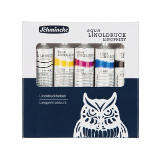 Schmincke Aqua Linoprint Colour Set 5 x 20ml