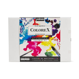 Pebeo Colorex Watercolour Ink Equipment Kit