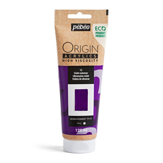 Pebeo Origin High Viscosity Acrylic 120ml - Ultramarine Violet