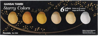 Kuretake Gansai Tambi Watercolour Starry Colours Set of 6