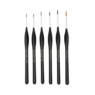 Major Brushes Triangular Grip Model Painting Brush Set of 6