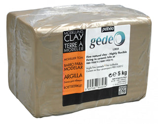 Pebeo Gedeo White Kiln Bake Modelling Clay 5kg
