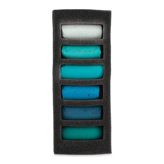 Sennelier Soft Half Pastels Emerald Sea Set of 6