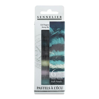 Sennelier Soft Half Pastels Stormy Sky Set of 6