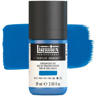 Liquitex Acrylic Gouache Paint 59ml - Cerulean Blue Hue