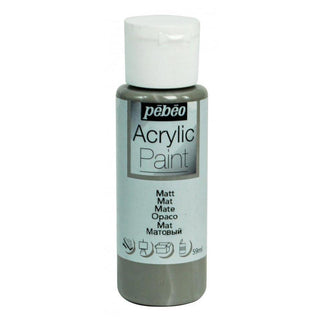 Pebeo Acrylic Paint 59ml Bottles - Matt Mouse Grey