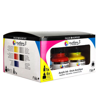 Daler Rowney System 3 Acrylic Ink Introduction Set