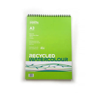 Seawhite of Brighton Recycled Spiral-Bound Watercolour Pad A3