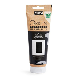 Pebeo Origin High Viscosity Acrylic 120ml - Ivory Black Hue