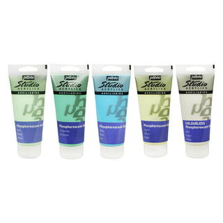Pebeo Studio Acrylic 100ml Phosphorescent Paint Gel I Acrylic Paint I Art Supplies