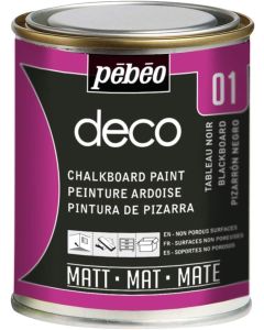 Pebeo Deco Chalkboard Paint 250ml (01 Blackboard)