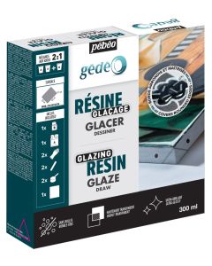 Pebeo epoxy glazing resin 300ml kit