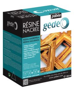 Pebeo Gedeo Pearl Resin Making Kit 150ml Colour Gold