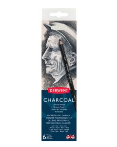 Derwent Charcoal Pencils 6 Tin