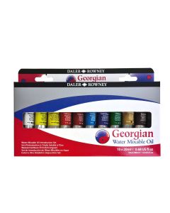 Daler Rowney Georgian Water Mixable Oil Introduction Set 10 x 20ml