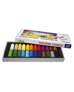Inscribe Soft Colour Pastels Half Stick Set of 24 Colours