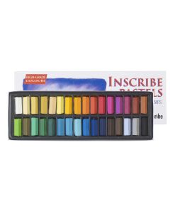Inscribe Soft Colour Pastels Half Stick Set of 32 Colours