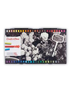 Conte a Paris Artists Colour Crayons 48 Assorted Colours