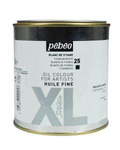 Pebeo Studio XL Oil Paint 650ml Tin - Titanium White