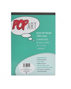 Pebeo Pop Art 100% Cotton Canvas Pad A4