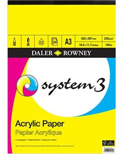 Daler Rowney System 3 Acrylic Pad A3