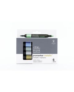 Winsor & Newton Promarker Metallic 6 Set