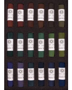 Unison Colour Soft Pastels Dark 1-18 Set