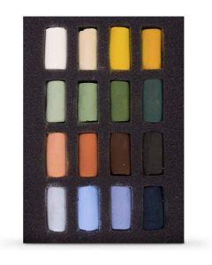 Unison Colour Soft Pastels Landscape Half Stick 16 Set