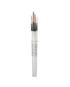 Artmaster Pearl Series 55 Watercolour Rigger Paint Brush Set of 4 
