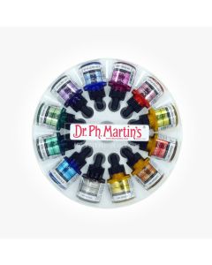 Dr. Ph. Martin's Iridescent Calligraphy Colour Ink 12 x 30ml Set #2