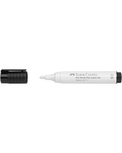 Faber-Castell Pitt Artist Bullet Nib Pen (2.5mm  101 White)