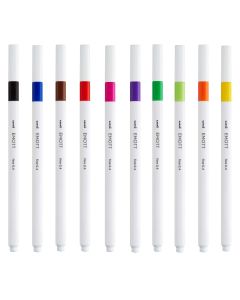 Uni Emott Fineliner Pen Set of 10 Colours
