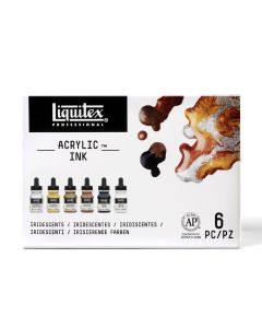 Liquitex Acrylic Ink Iridescents Box Set 6 x 30ml