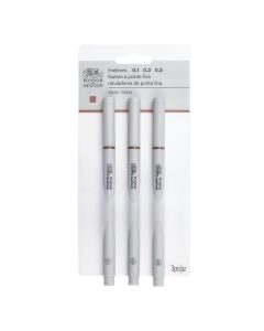 Winsor & Newton Fineliners Assorted Set of 3 (Sepia)