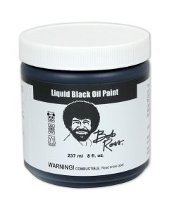 Bob Ross Liquid Black Oil Paint 237ml 