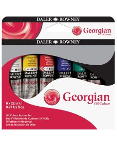 Daler Rowney Georgian Oil Colour Starter Set 6 x 22ml